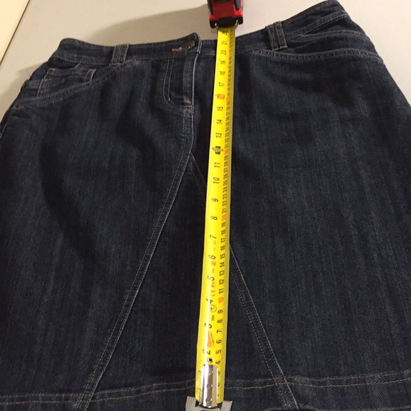 Contrast Blue Denim Jean Skirt Size 11 Juniors - Picture 12 of 13